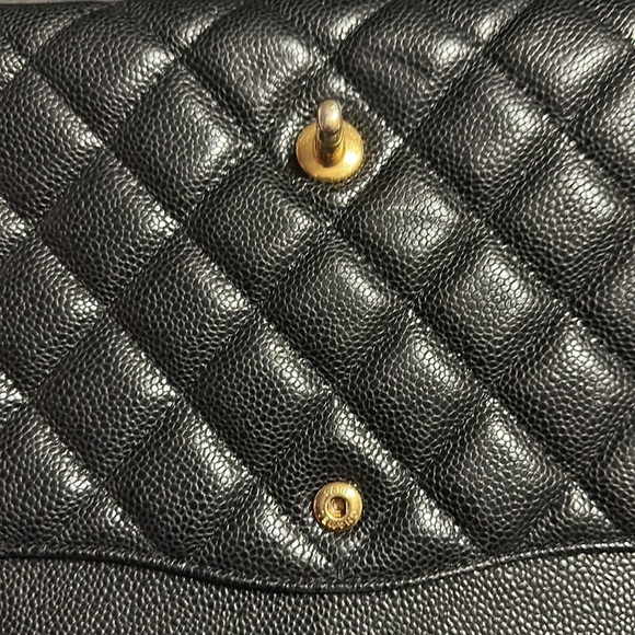 CHANEL MAXI DOUBLE FLAP CAVIAR WITH GOLD HARDWARE ✅SOLD✅ - Picture 8 of 16